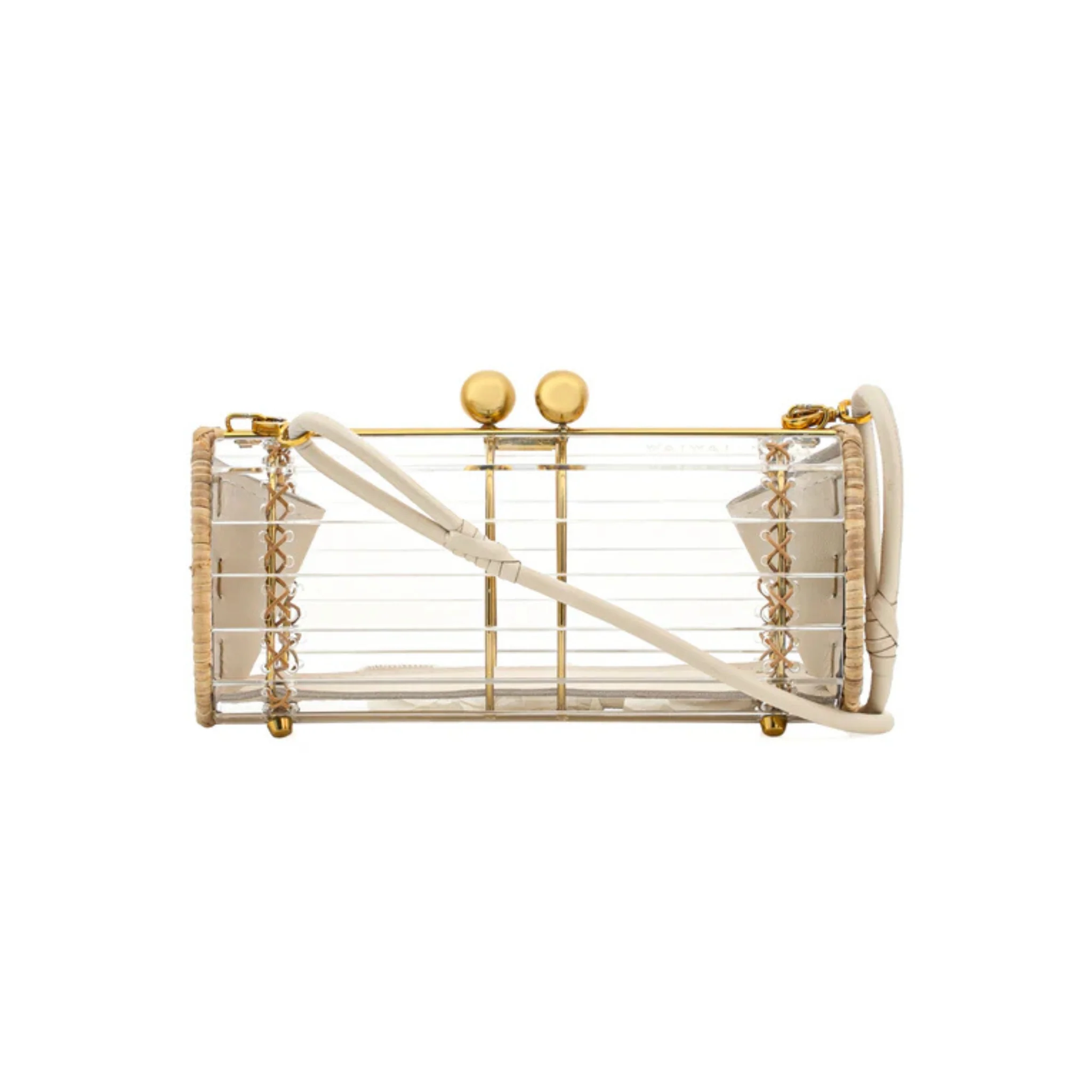 Clutch Baoba Bag Gold - Crystal - Image 6